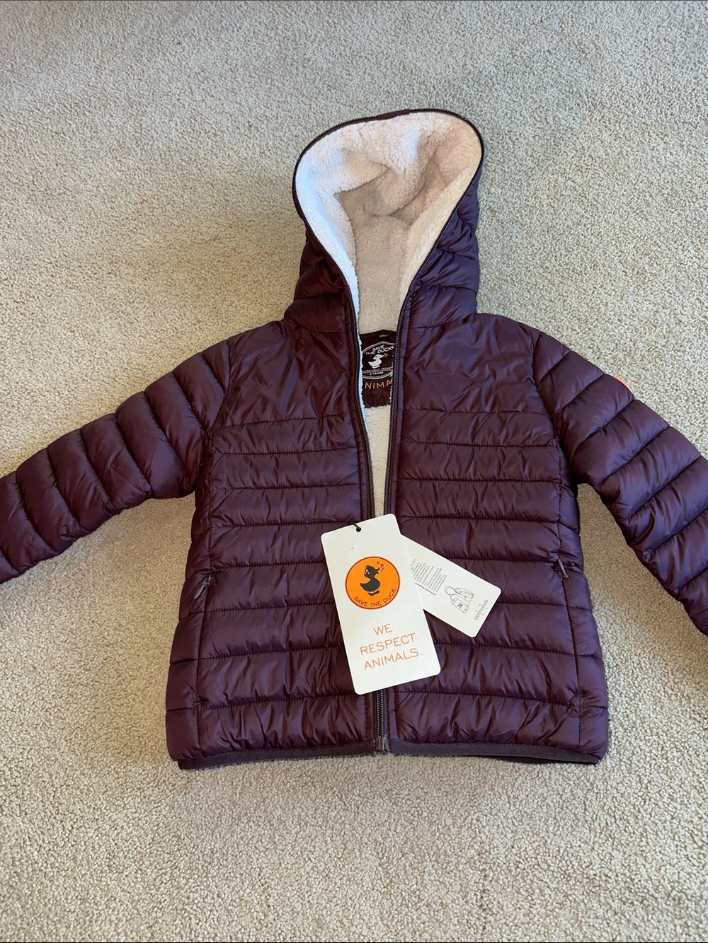 Save the Duck GIRLS' PUFFER JACKET MOD. LECI - Picture 3 of 10